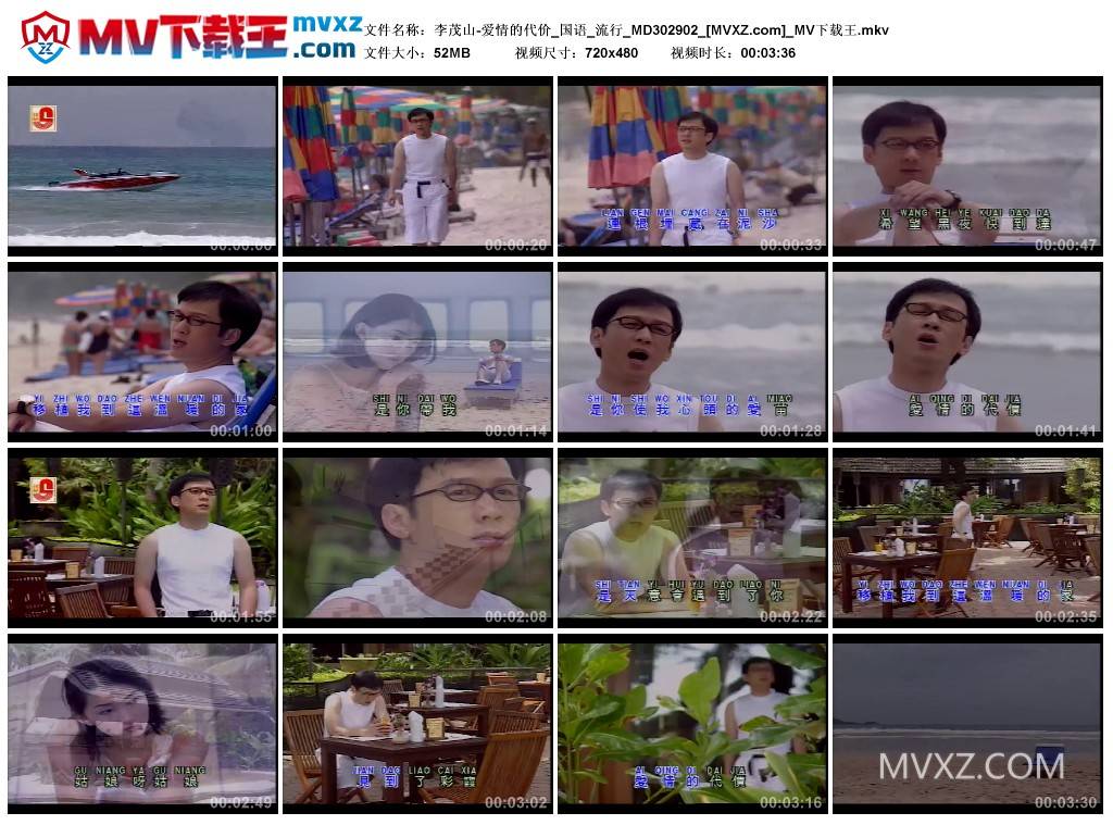 李茂山-爱情的代价_国语_流行_MD302902